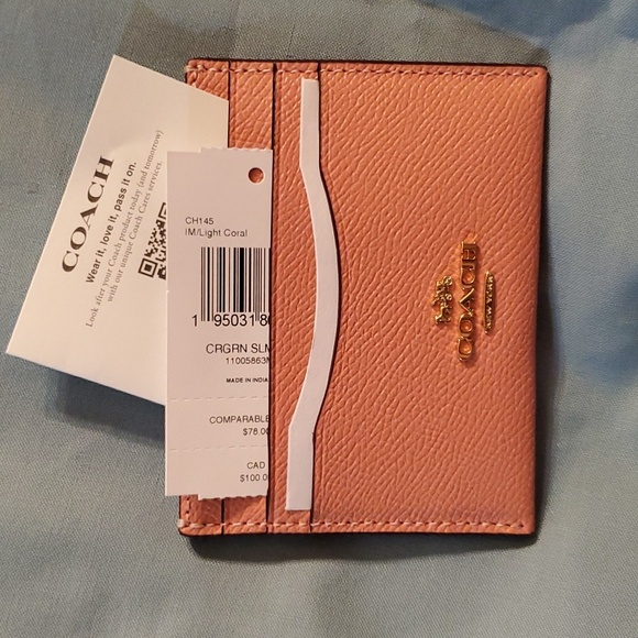 COACH-SLIM/LIGHT CORAL - Picture 12 of 12